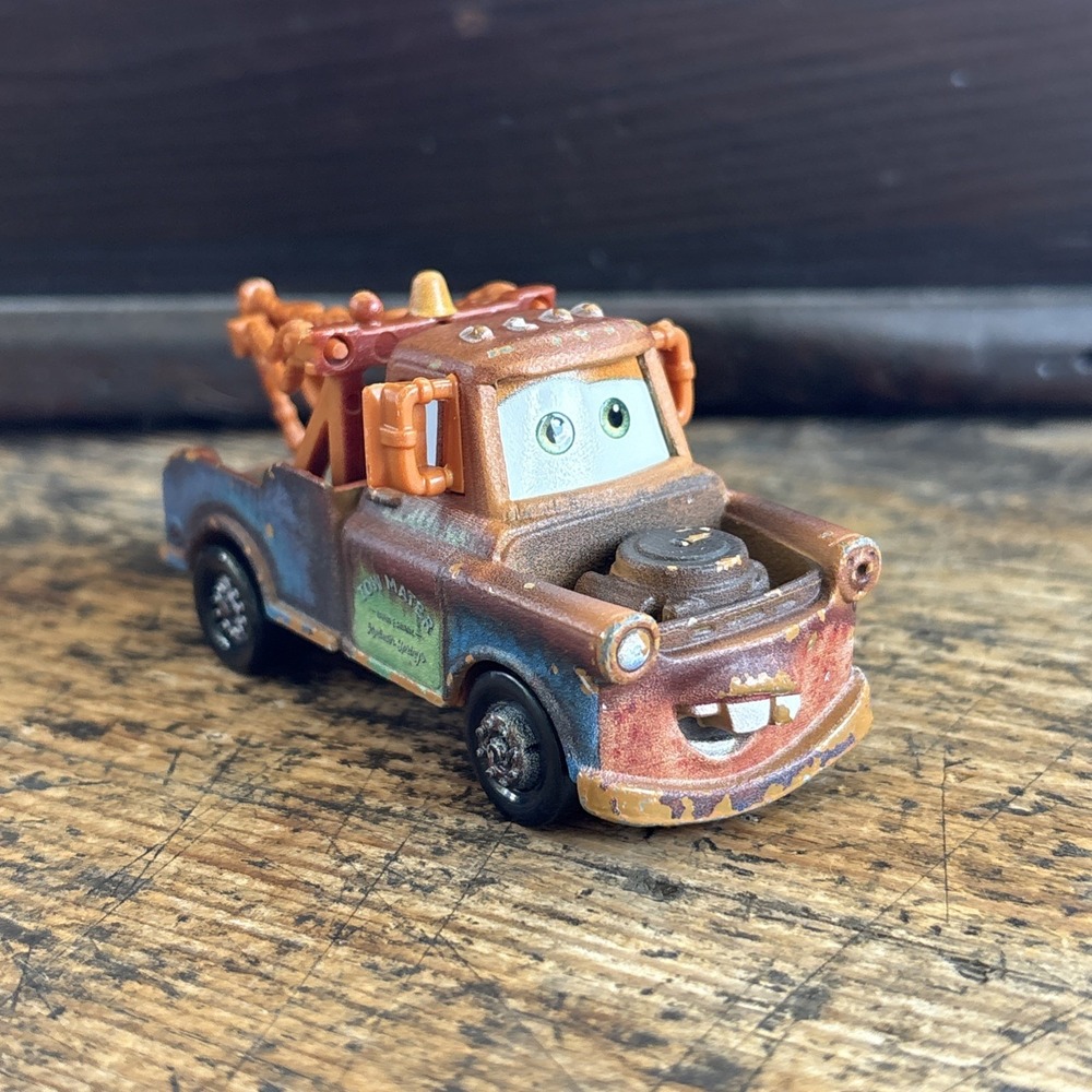 Tow Mater Truck Radiator Springs Disney Pixar Diecast Metal Car